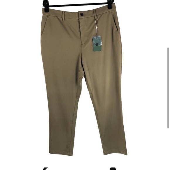 NWT Quince Men's Brown Ultra-Stretch 24/7 Smart Chino Pants Size 36x30 - Picture 2 of 4